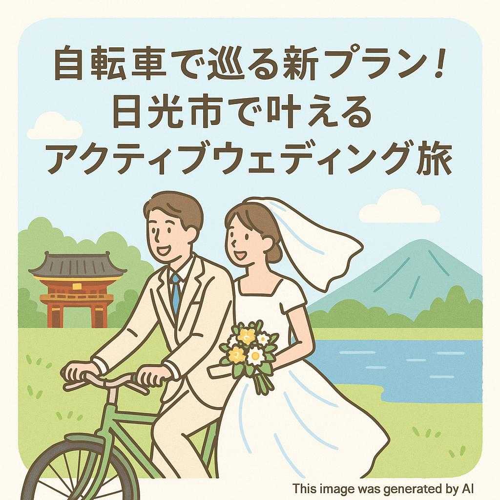 自転車で巡る新プラン！日光市で叶えるアクティブウェディング旅