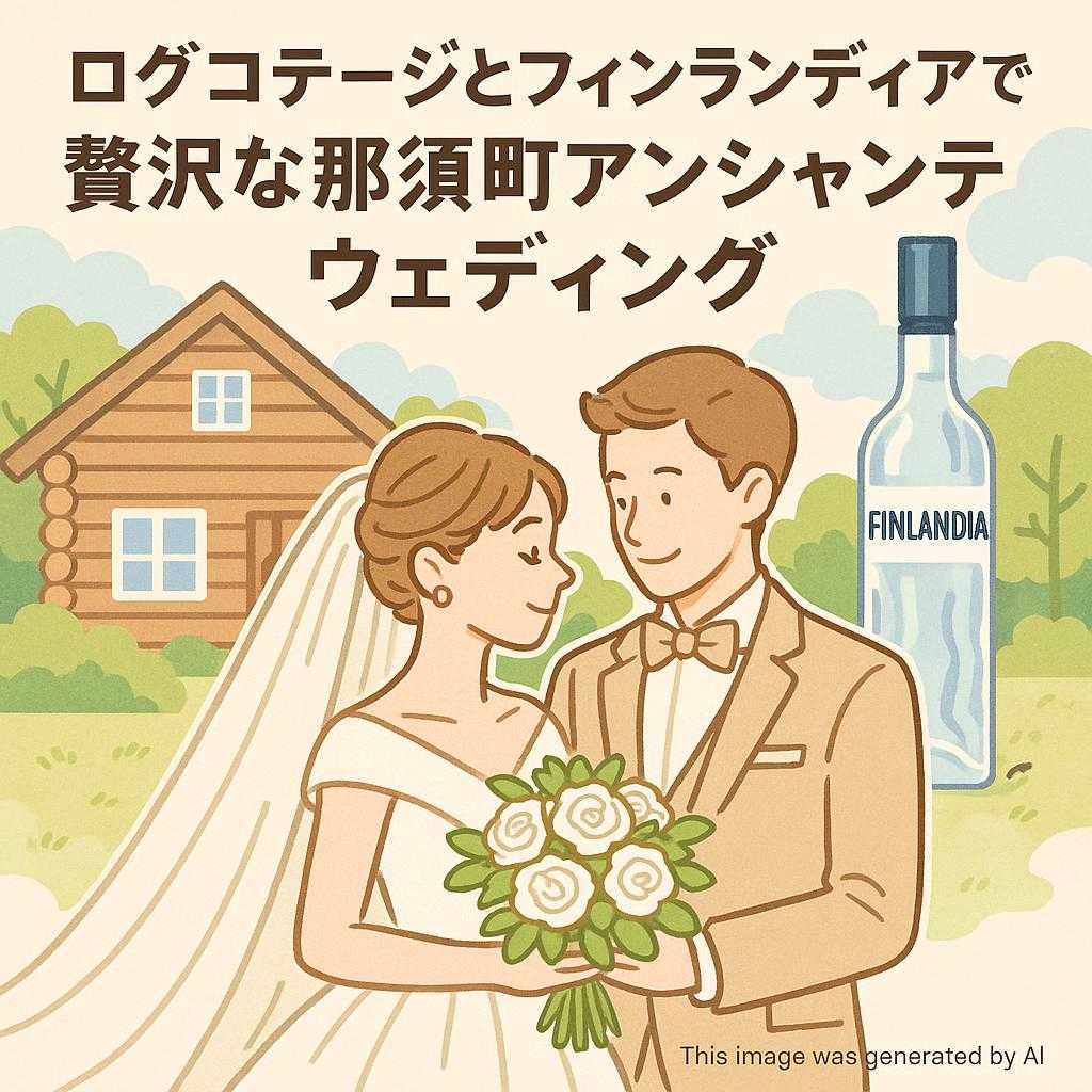 ログコテージとフィンランディアで贅沢な那須町アンシャンテウェディング