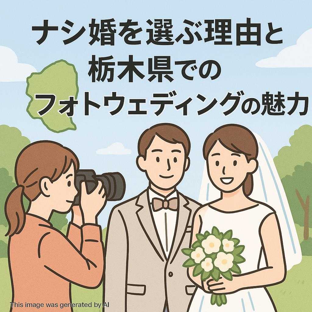 ナシ婚を選ぶ理由と栃木県でのフォトウェディングの魅力