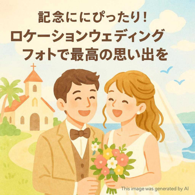 記念日にぴったり！ロケーションウェディングフォイトで最高の思い出を