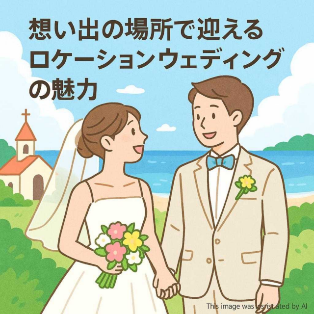 想い出の場所で迎えるロケーションウェディングの魅力
