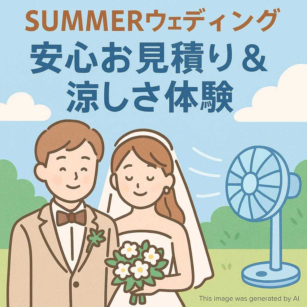 SUMMERウェディング-安心お見積り＆涼しさ体験