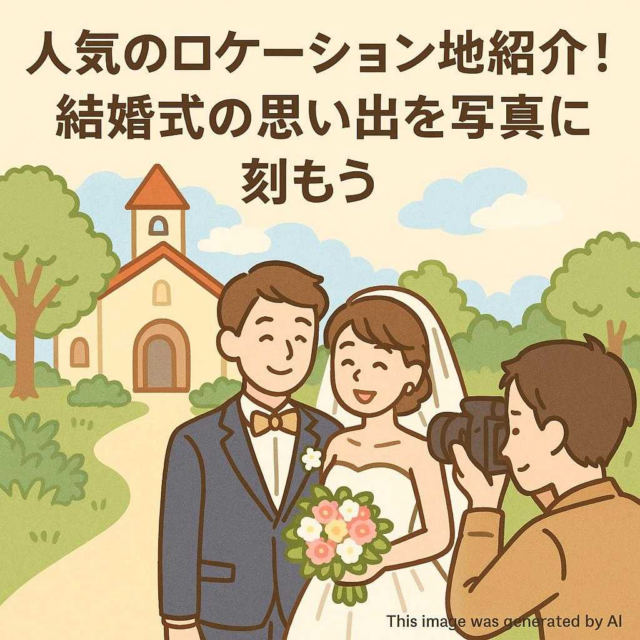 人気のロケーション地紹介！結婚式の思い出を写真に刻もう