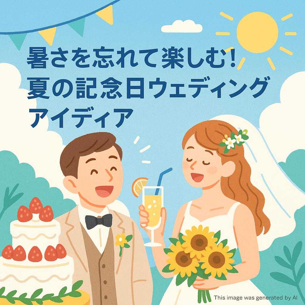 暑さを忘れて楽しむ！夏の記念日ウェディングアイディア