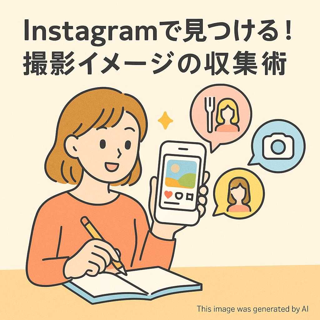 Instagramで見つける!撮影イメージの収集術