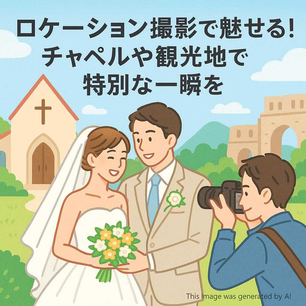 ロケーション撮影で魅せる!チャペルや観光地で特別な一瞬を