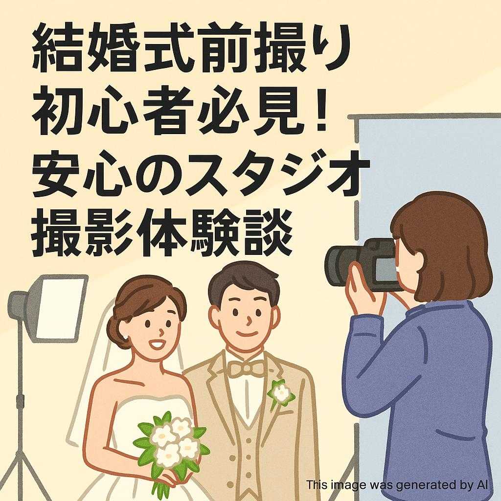 結婚式前撮り初心者必見!安心のスタジオ撮影体験談