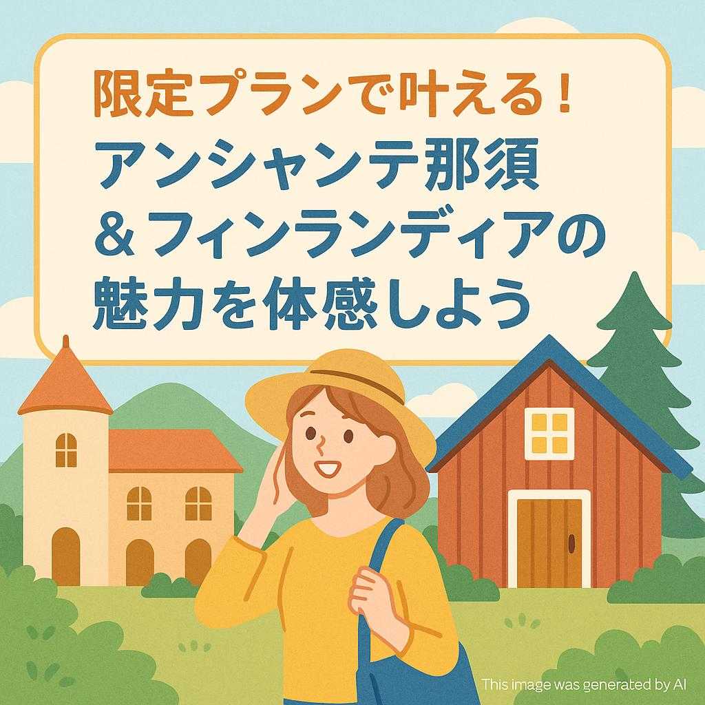 限定プランで叶える！アンシャンテ那須＆フィンランディアの魅力を体感しよう