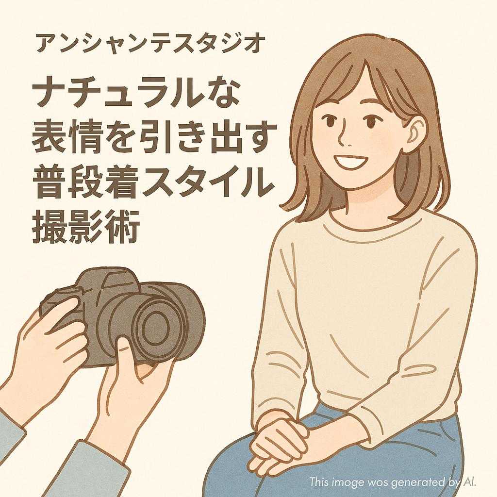アンシャンテスタジオナチュラルな表情を引き出す普段着スタイル撮影術