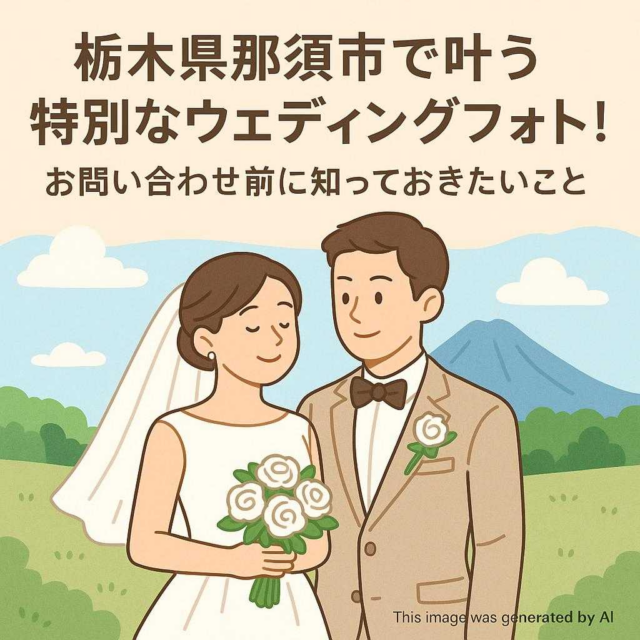 栃木県那須市で叶う特別なウェディングフォト！お問い合わせ前に知っておきたいこと