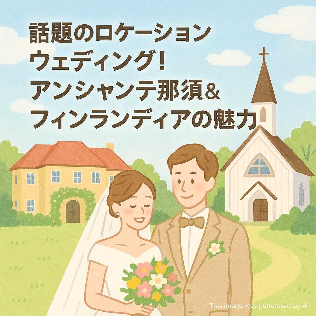 話題のロケーションウェディング!アンシャンテ那須&フィンランディアの魅力