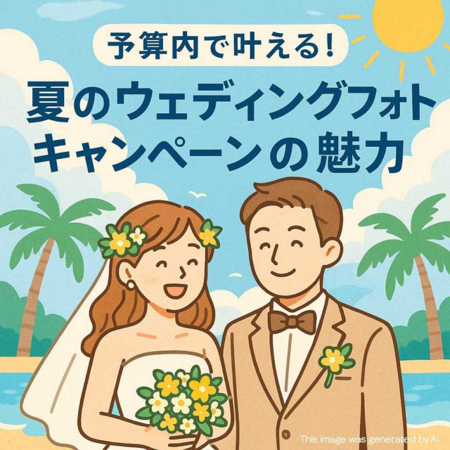 予算内で叶える！夏のウェディングフォトキャンペーンの魅力