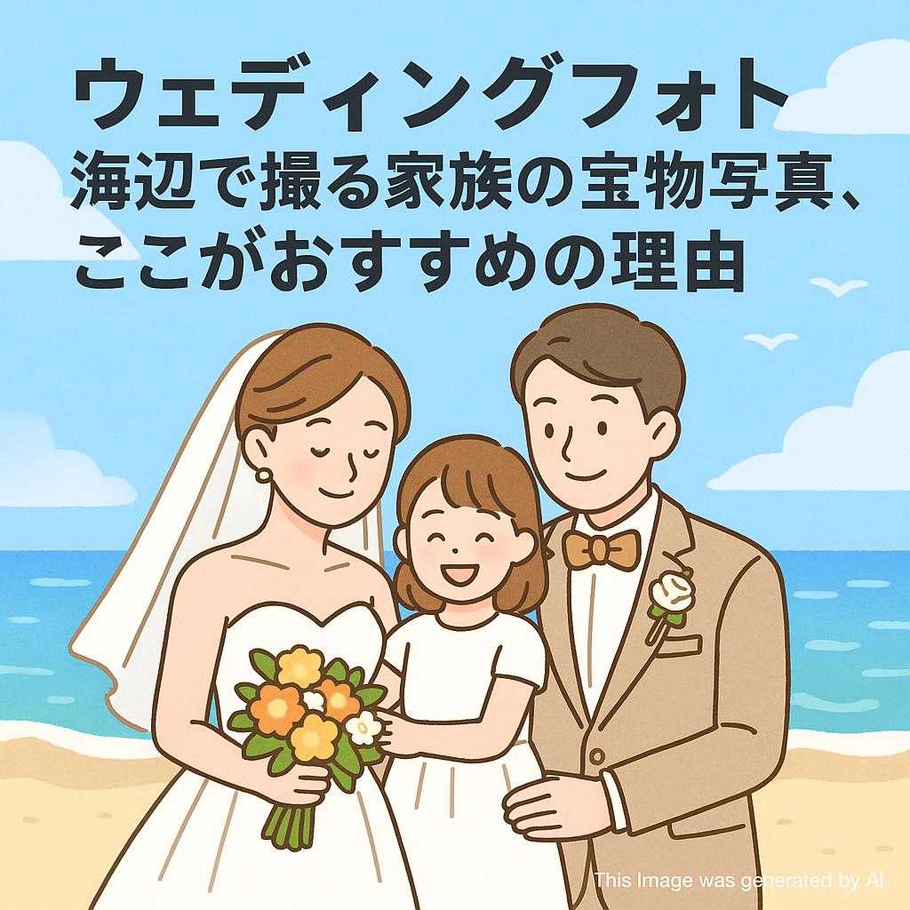 ウェディングフォト海辺で撮る家族の宝物写真、ここがおすすめの理由