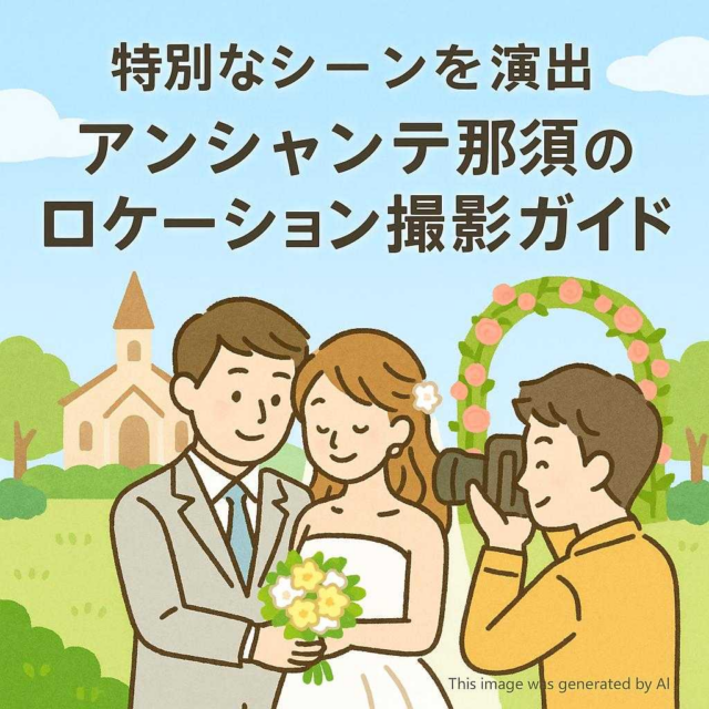 特別なシーンを演出 アンシャンテ那須のロケーション撮影ガイド