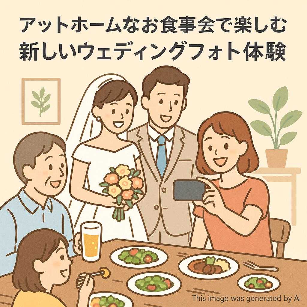 アットホームなお食事会で楽しむ新しいウェディングフォト体験