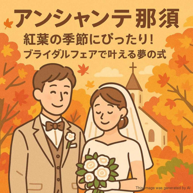 アンシャンテ那須 紅葉の季節にぴったり！ブライダルフェアで叶える夢の式