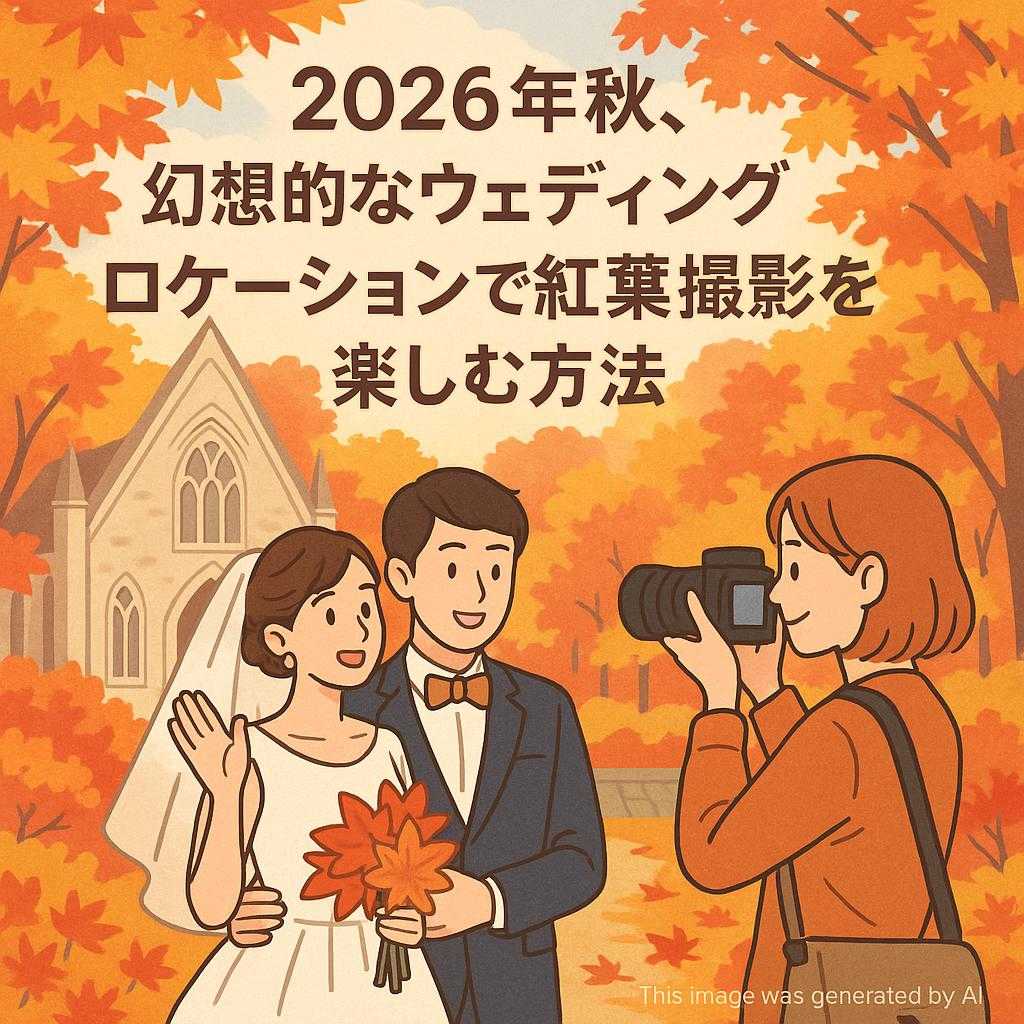 2026年秋、幻想的なウェディングロケーションで紅葉撮影を楽しむ方法