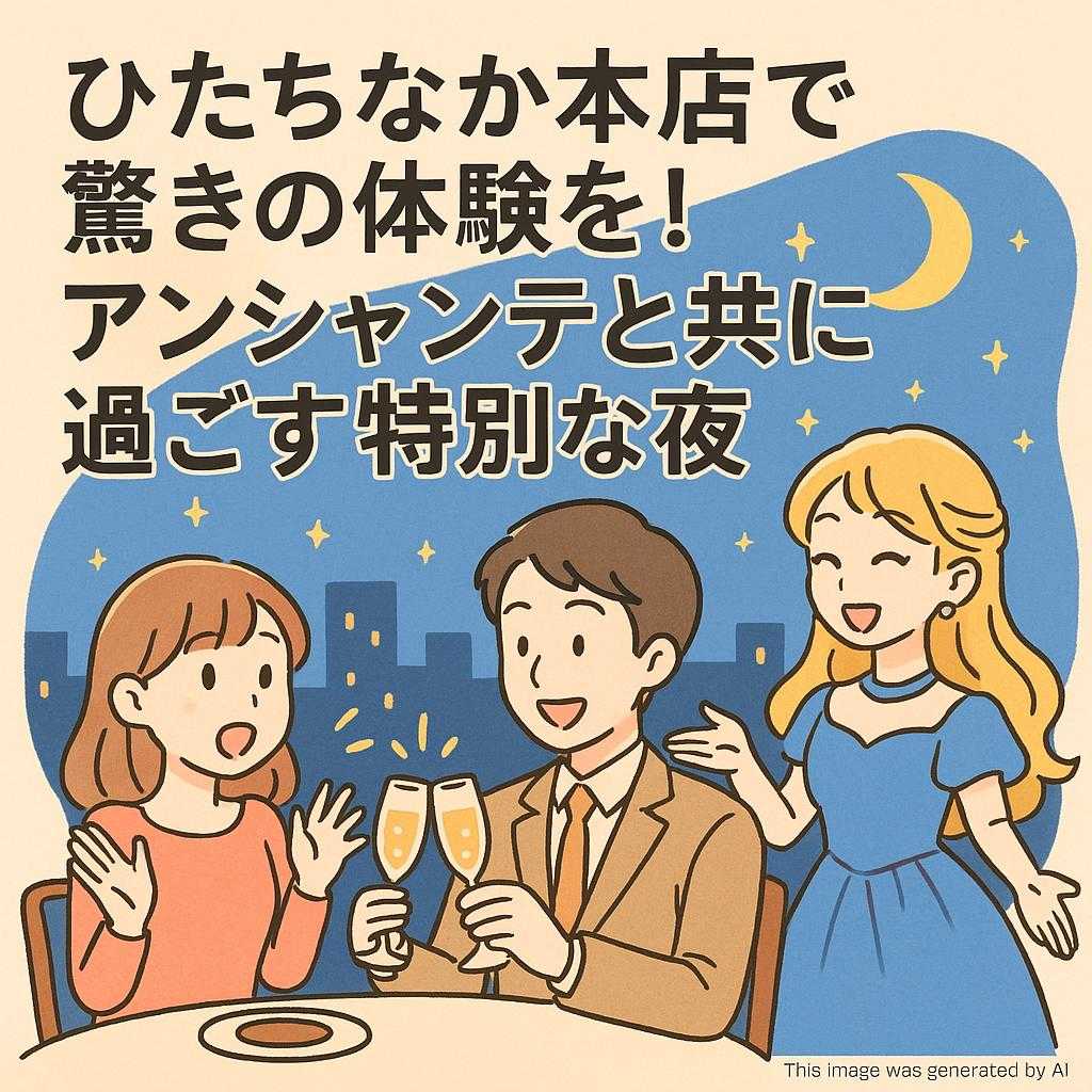 ひたちなか本店で驚きの体験を！アンシャンテと共に過ごす特別な夜