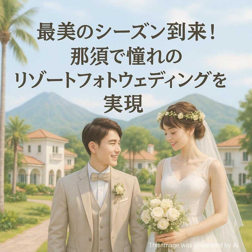 最美のシーズン到来!那須で憧れのリゾートフォトウェディングを実現