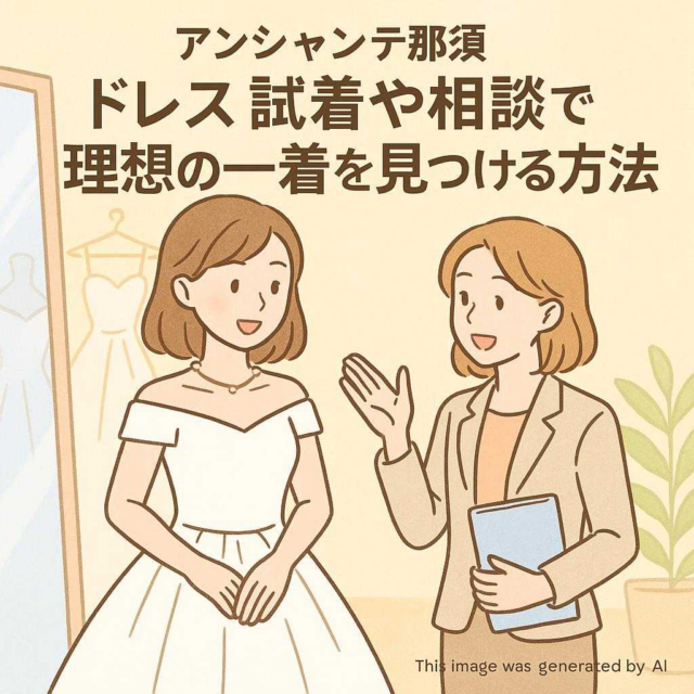 アンシャンテ那須 ドレス試着や相談で理想の一着を見つける方法