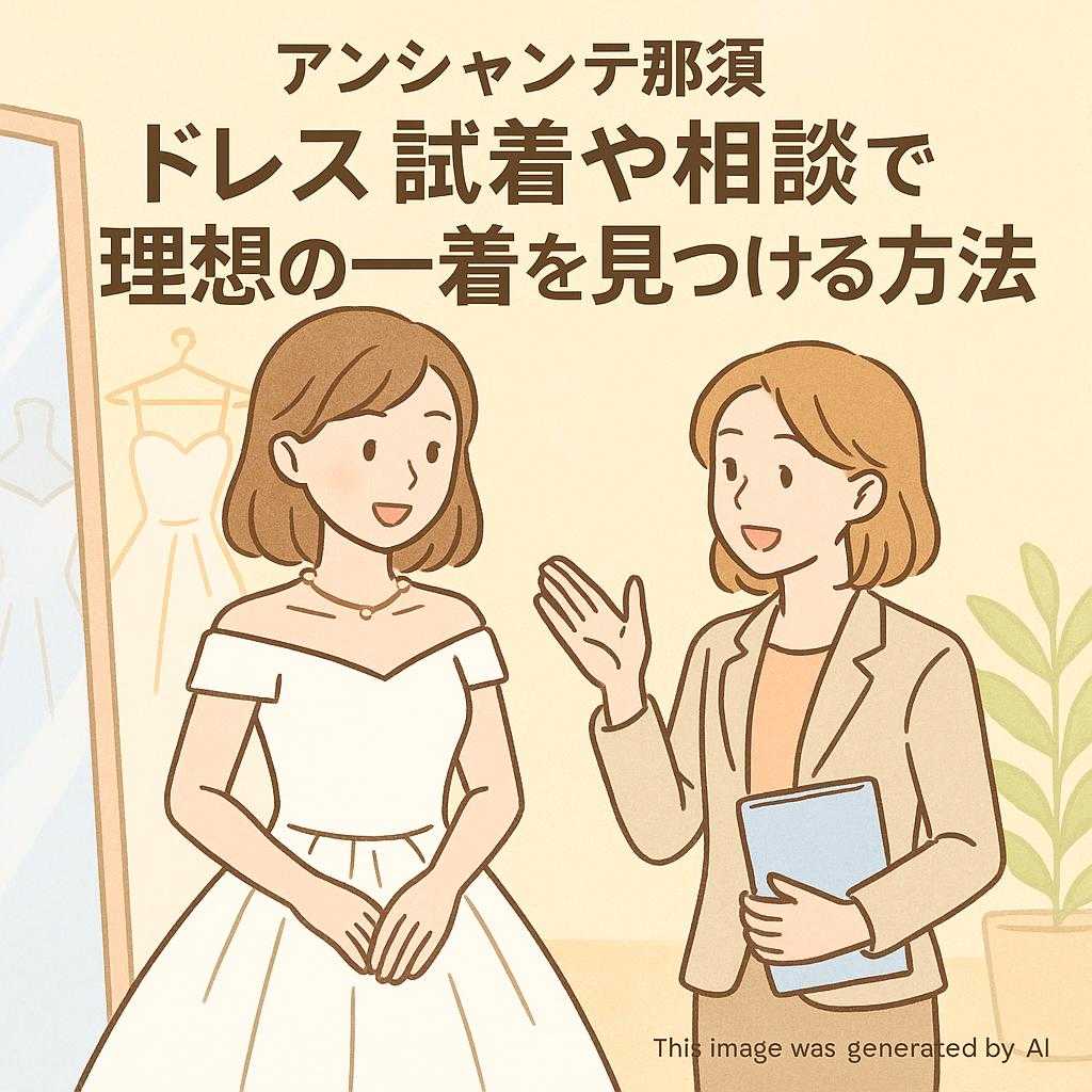 アンシャンテ那須 ドレス試着や相談で理想の一着を見つける方法