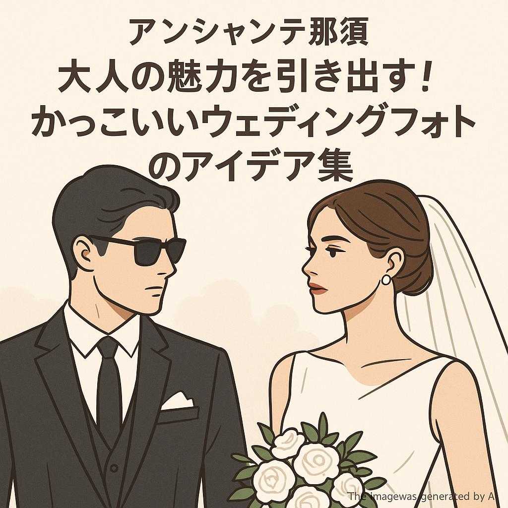 アンシャンテ那須 大人の魅力を引き出す！かっこいいウェディングフォトのアイデア集