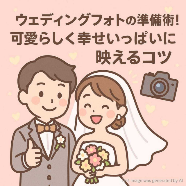 ウェディングフォトの準備術！可愛らしく幸せいっぱいに映えるコツ