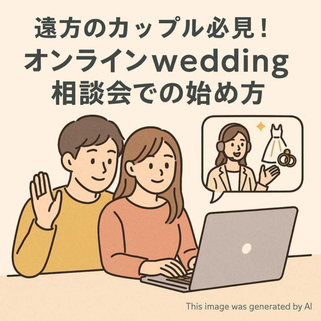遠方のカップル必見！オンラインwedding相談会での始め方