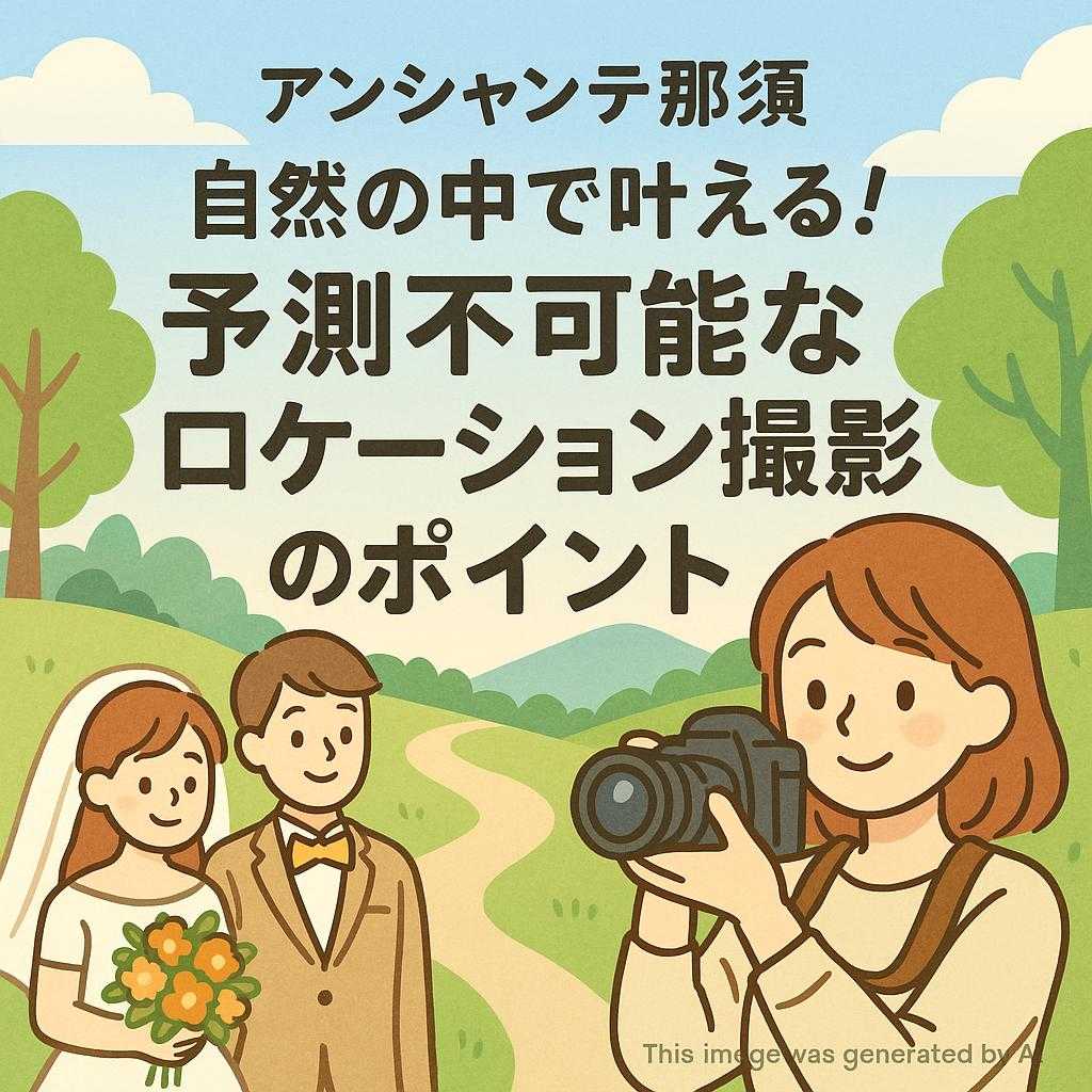 アンシャンテ那須 自然の中で叶える！予測不可能なロケーション撮影のポイント