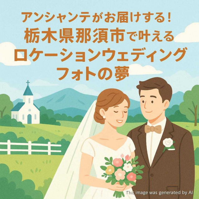 アンシャンテがお届けする！栃木県那須市で叶えるロケーションウェディングフォトの夢