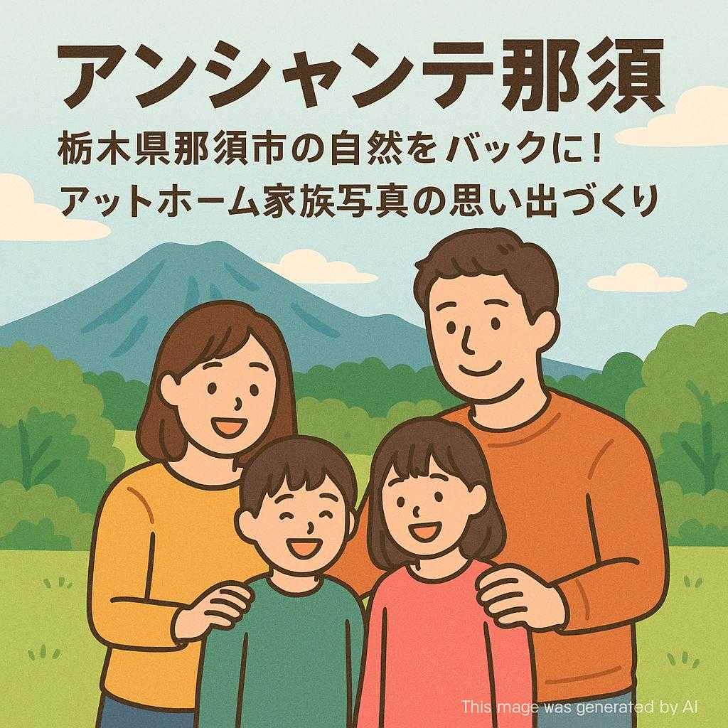 アンシャンテ那須 栃木県那須市の自然をバックに！アットホーム家族写真の思い出づくり