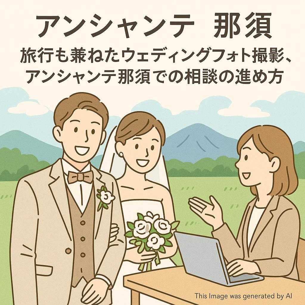 アンシャンテ那須 旅行も兼ねたウェディングフォト撮影、アンシャンテ那須での相談の進め方
