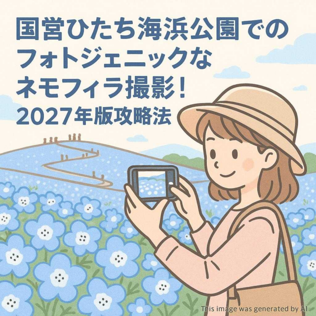 国営ひたち海浜公園でのフォトジェニックなネモフィラ撮影！2027年版攻略法
